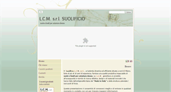 Desktop Screenshot of lcmsuolificio.it